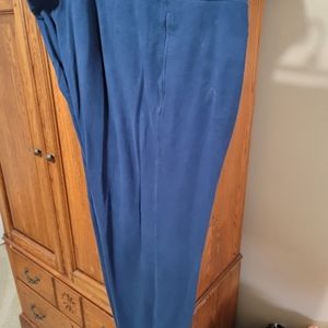 Blue cotton pants